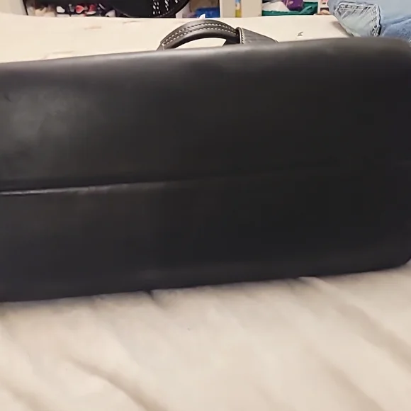 Coach Black and Brown Signature Tote - Picture 5 of 7